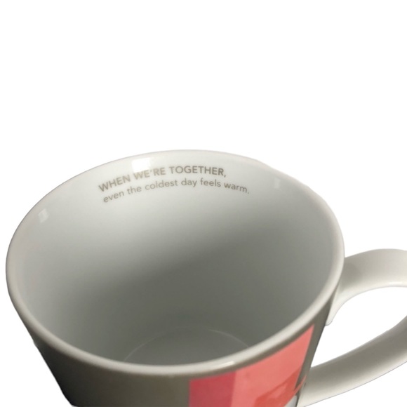 NWOT Starbucks 2011 holiday slogan Christmas giftware ceramic Coffee tea mug cup - Picture 2 of 5